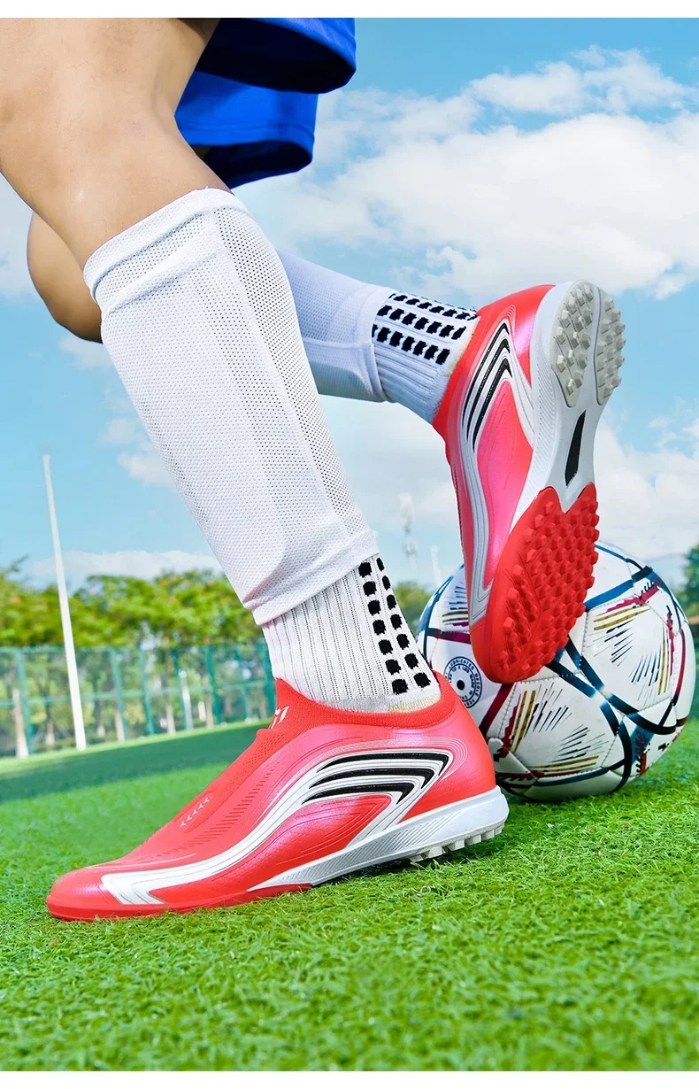 Neue Herren-Fußballschuhe TF/FG Professionelle Unisex-Fußballschuhe im Sonderangebot Ultraleichte Hochwertige Fußballschuhe Damen-Stollenschuhe Sneaker – Detail 27