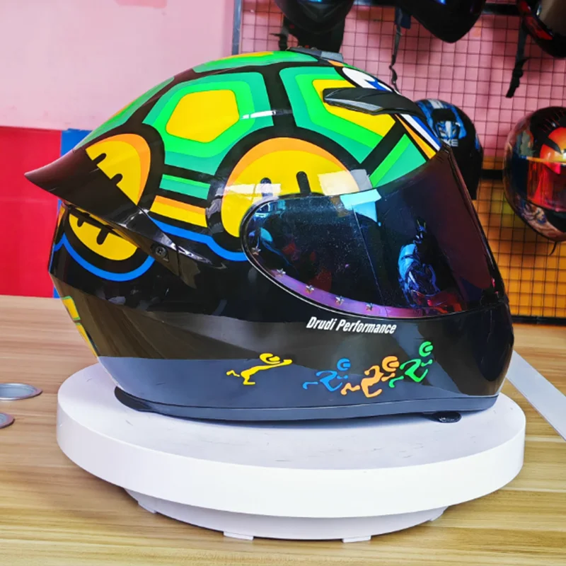 

Ultimate Comfort Full Face Motorcycle Helmet with Anti-Allergy Lining and Colorful Lens Enhance Riding Experience for Youngest