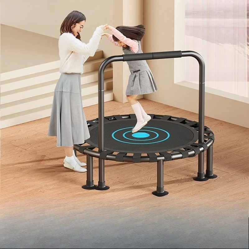 

Home children's indoor trampoline, adults' exercise and fitness trampoline, family small dawdling bed