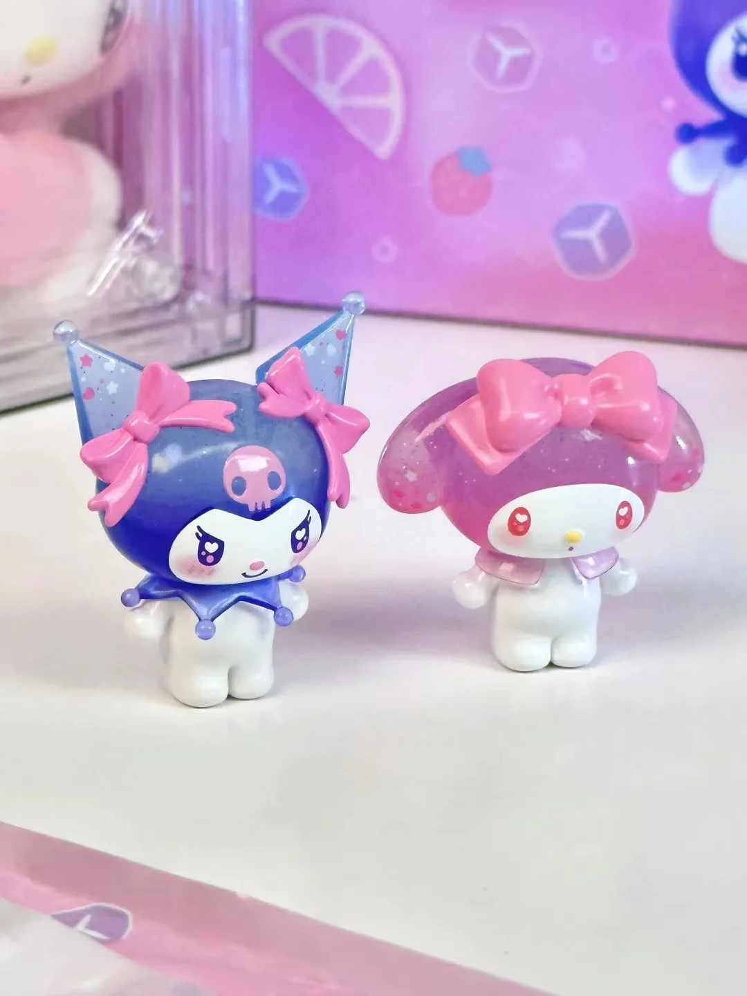 

Подлинная серия Kuromi my melody Soda, слепая коробка, милые частицы, коллекционная игрушка, модная слепая коробка, игрушки, милое украшение для подарка
