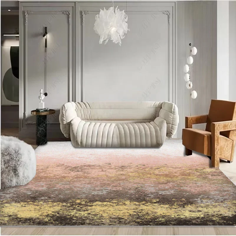 

Большой скандинавский ковер для украшения гостиной, домашний ковер, моющийся светильник, роскошные коврики для гостиной, спальни, нескользящий коврик для журнальных столиков