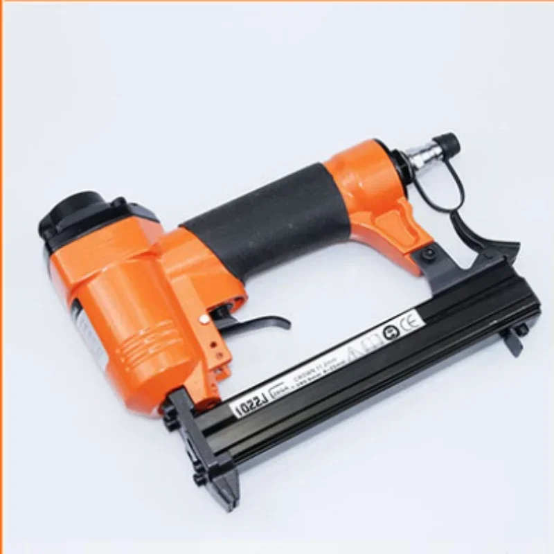 Household Sturdy and Durable Construction and Decoration Air Nail Gun 1022J Air Outlet Straight Nail Gun Woodworking Tool