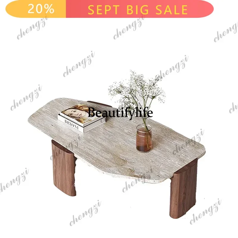 Mid Century Design Coffee Tables Modern Wabi Sabi Minimalist Aesthetic Coffee Tables High Quality Trendy Mesa Auxiliar Furnit