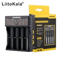 LiitoKala lii-202 lii-402 1.2V 3.7V 3.2V AA AAA 18650 26700 21700 18350 26650 10440 14500 16340 battery smart charger