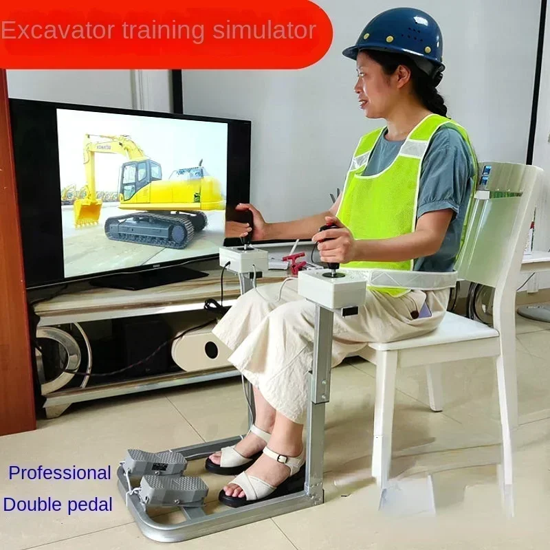 

Hot selling and durable Computer simulation of double walking foot pedal for driving simulator of Carington excavator