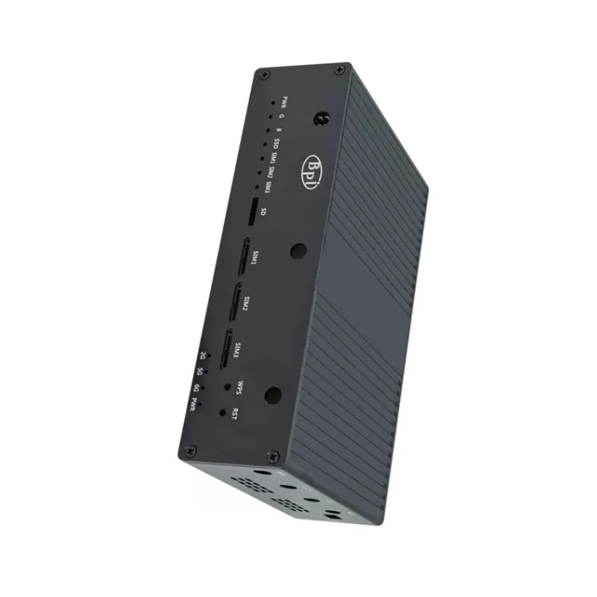 AT87-For Banana Pi BPI-R4 Aluminum Case with Fan 12V 5A DC Power Supply for BPI R4 Development Board Accessories US PLUG