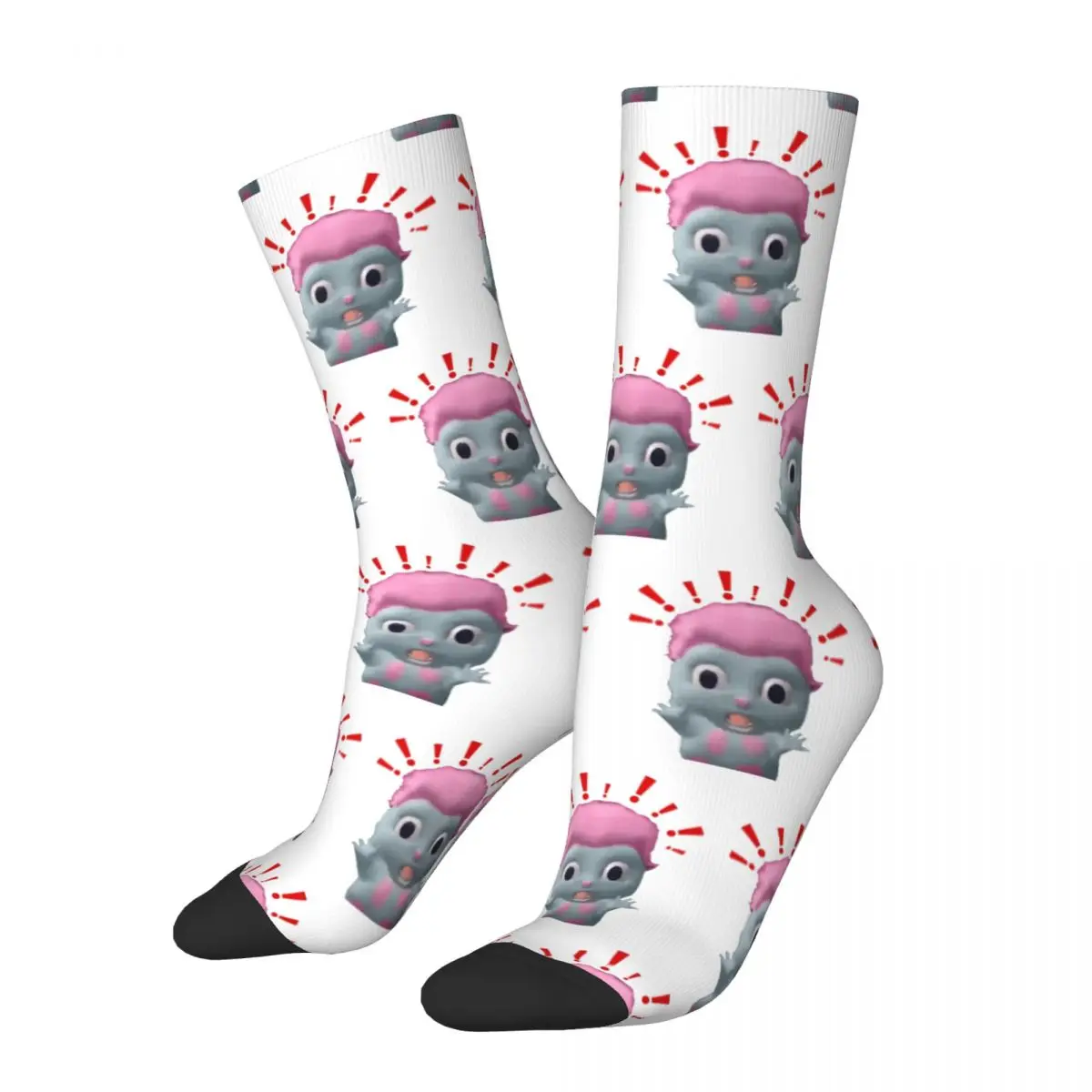 Shocked Bibble From Fairytopia Socks Funny Stockings Men Breathable Outdoor Sports Socks Autumn Graphic Anti Slip Socks