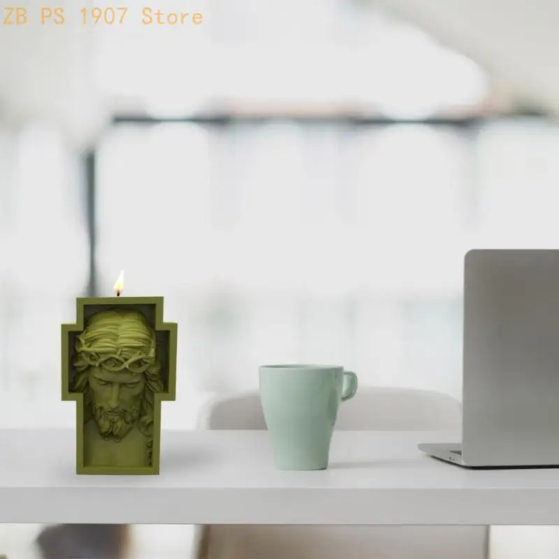 クリスマス三次元像シリコーン型-diy-アロマキャンドル石膏型-55ka