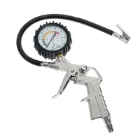 New! 220PSI Car Motorcycle Multifunctional Tire Air Pressure Monitoring Gauge Tester Air Compressor Dial Meter Inflator Pump Too