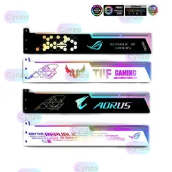 4090 4080 Graphics Card Bracket 5V ARGB AURA SYNC 3090 3080 GPU Holder,DIY Horizontal PC VGA Gamers Cabinet Decorative Support