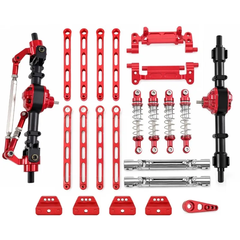 

WOWFU-RC Car Upgrade Kit-Metal Shocks, Axles, Tie Rods, Drive Shafts-For MN300 For MN78