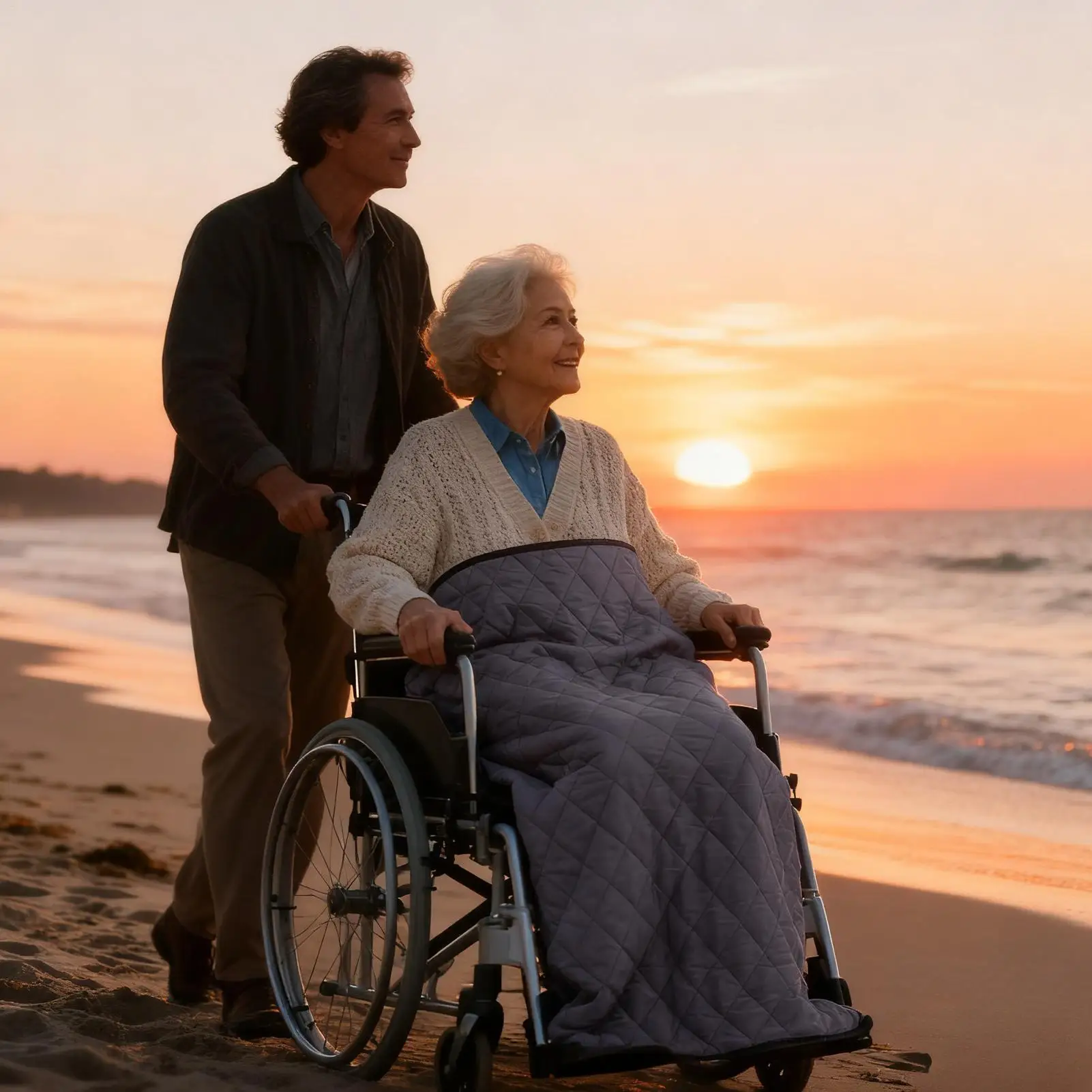 

Wheelchair Blanket Leg Windproof Warming Supplies Wheelchair Warm Cover For Disabled Individuals Patients Outdoor Activities