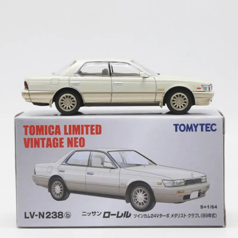 1/64 Tomytec Tomica TLV N238A/B NISSAN Laurel Twin Cam 24V JDM Limited Edition Simulation Alloy Static Car Model Toy Gift