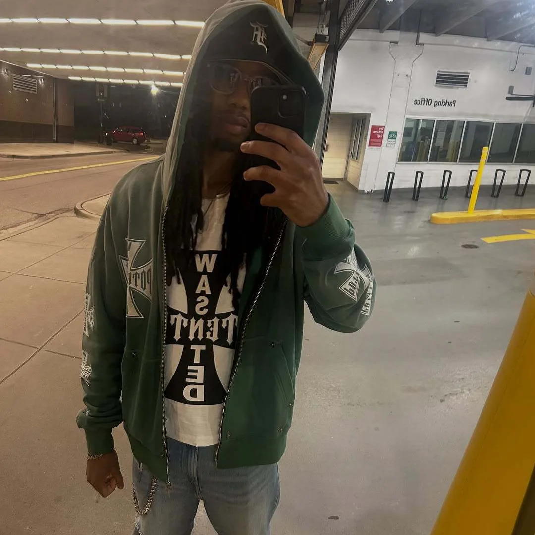 

Мужская повседневная толстовка с капюшоном из полиэфирного волокна, с уличным принтом, осенне-зимняя, стандартной длины, без бренда