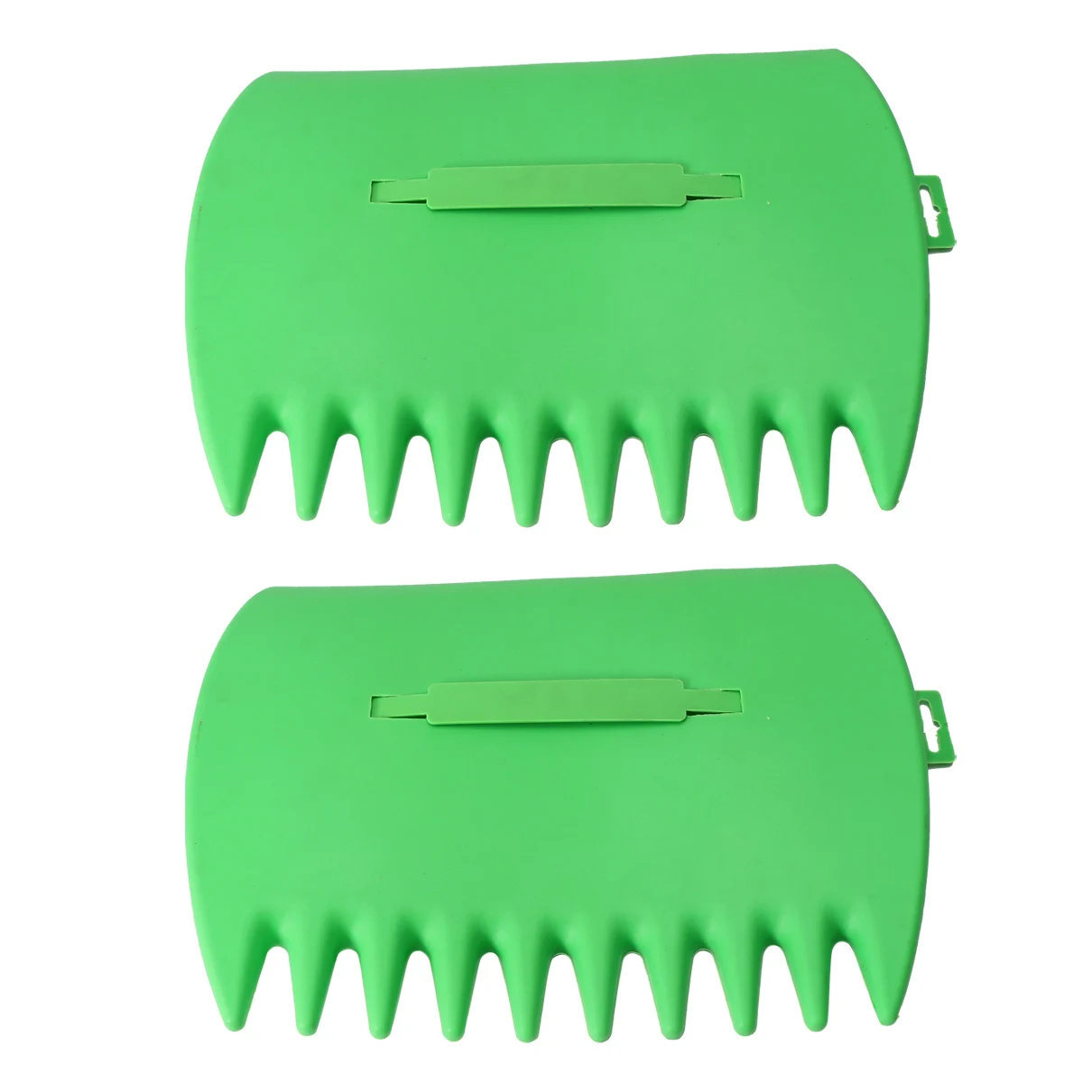 

2Pcs Leaf Garden Leaves Cleaning Rake Spade Sweeper Cleaning Litter Picker Plastic Durable rake style Efficient Leaves Tools