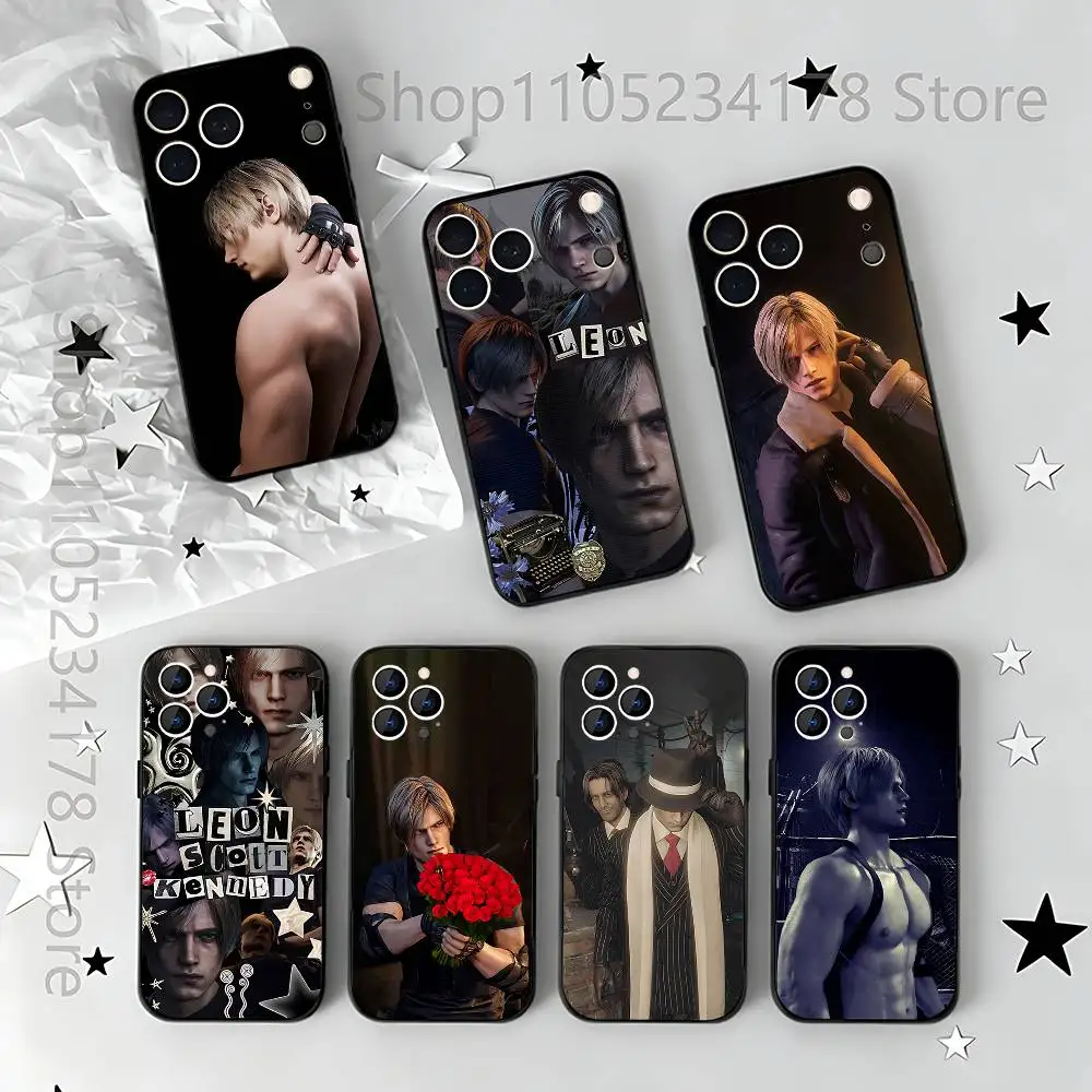

L-Leons Kennedys Black Soft Case For iPhone 17 13 14 15 11 16 12 Pro Max Pro Max Plus E Air Mini Phone Cover Shell