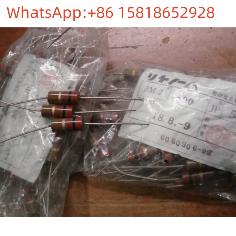 

10 шт., 2 Вт, 200 Ом, 200R, замена 220R, Япония, RIKEN RM, углеродная пленка, аудио резисторы высокого качества