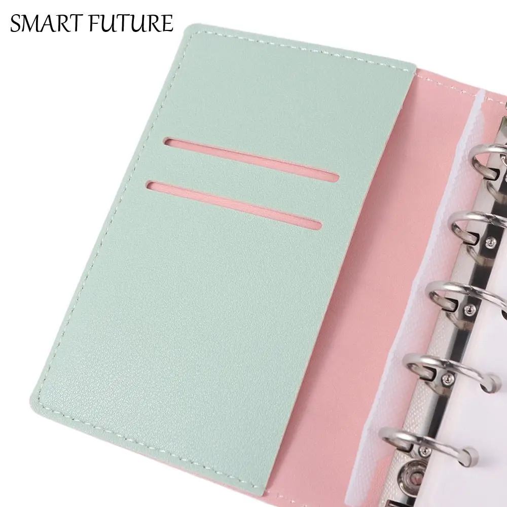 بسيطة صغيرة فضفاضة ورقة دفتر M5 PU 45 ورقة المحمولة دفتر الجدول الزمني صفحة فارغة DIY بها بنفسك الموثق دفتر الدراسة