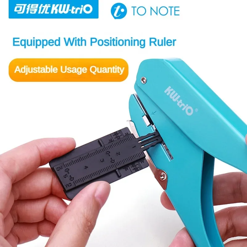 KW-TRIO Hole Punch Mushroom Hole Puncher Disc Ring Binding Cutter T-type Paper Puncher Craft Diy Tool Offices Stationery