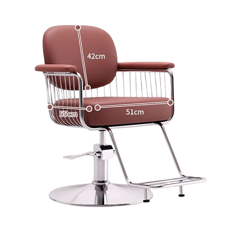 كراسي حلاقة فاخرة رائعة وبسيطة ومريحة وكراسي صالون جمالية ممتازة وأثاث صالون تجميل عصري سيلا بارا لاشيستا #5