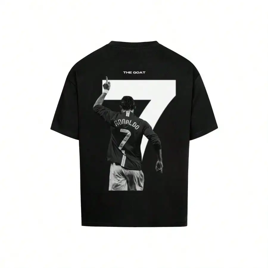 

RONALDO 2 Comfortable Cotton Men'S Round Neck Short Sleeves T-Shirt 180g Popular Tee Shirt Man Women Summer Casual Tees
