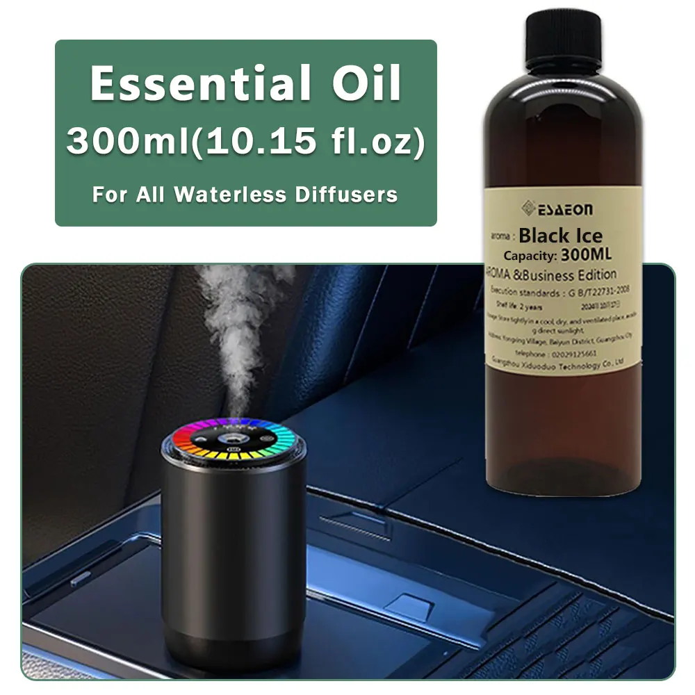 ESAEON Hotel Aroma Machine Supplement Oil, Essential Oil For All Waterless Aromatherapy Machines, Black lce - 300ML(10.15 fl.oz)