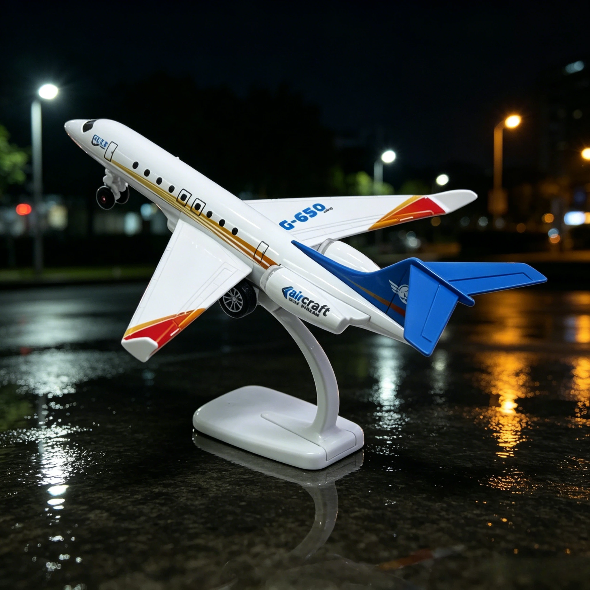 

G650 Business Jet Model Airplane with Display Stand Collection Gift