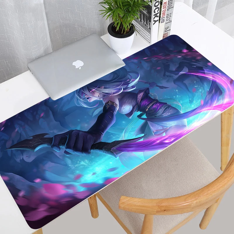 Katarina League Of Legends Gaming Mouse Pad Computer Gamer Accessories Non Slip Anime Mousepad Laptop Decorative Desk Mat Carpet