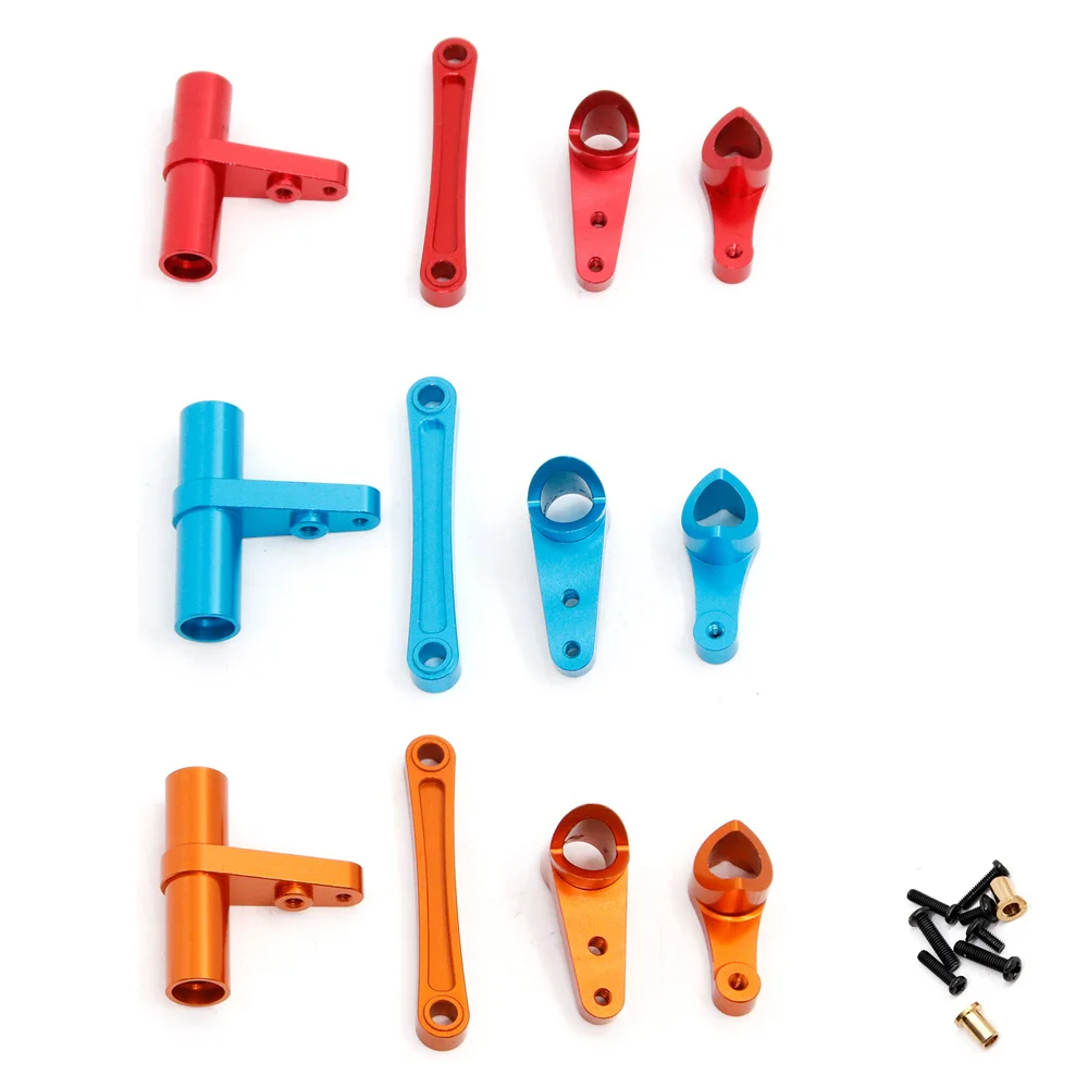 

Metal Upgrade Accessories Kit Swing Arm Steering Cup Set For Wltoys 104009 12402-A 12401 12404 12409 RC Car Parts-[A17I]