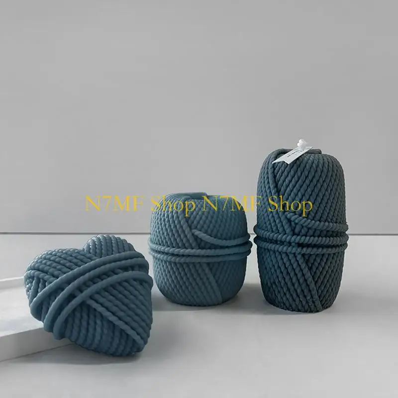 

N7MF Гибкая силиконовая форма для создания волчьих свечей, небольшая форма для свечей-колонн для подарков ручной работы и для