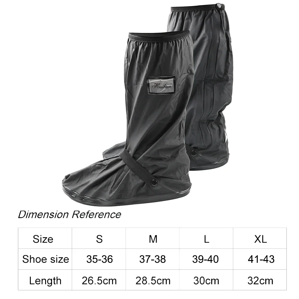 Waterproof Motorcycle Boot Covers Reusable Bike Shoe Protectors Non Slip Riding Footwear Shield Unisex Scooter Rain Gear For Wet