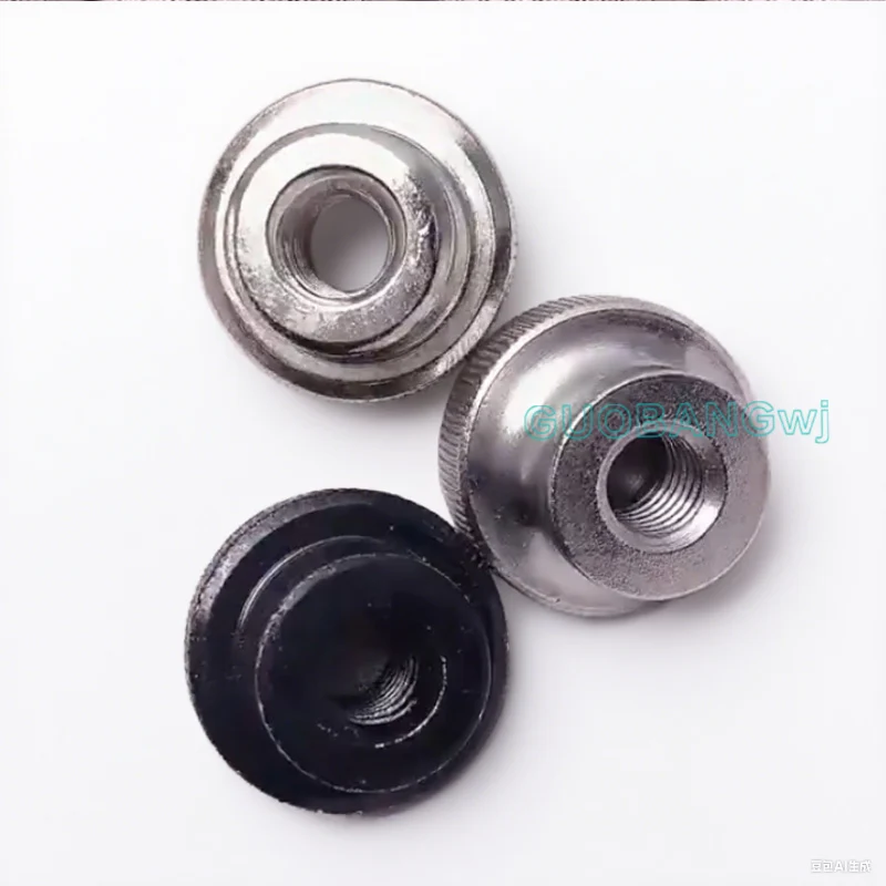 

M3 M4 M5 M6-M12 304 Stainless Steel Hand Twisted Nut Through Hole Blind Hole Advertising Decorative Nail High Head Knurled Nut