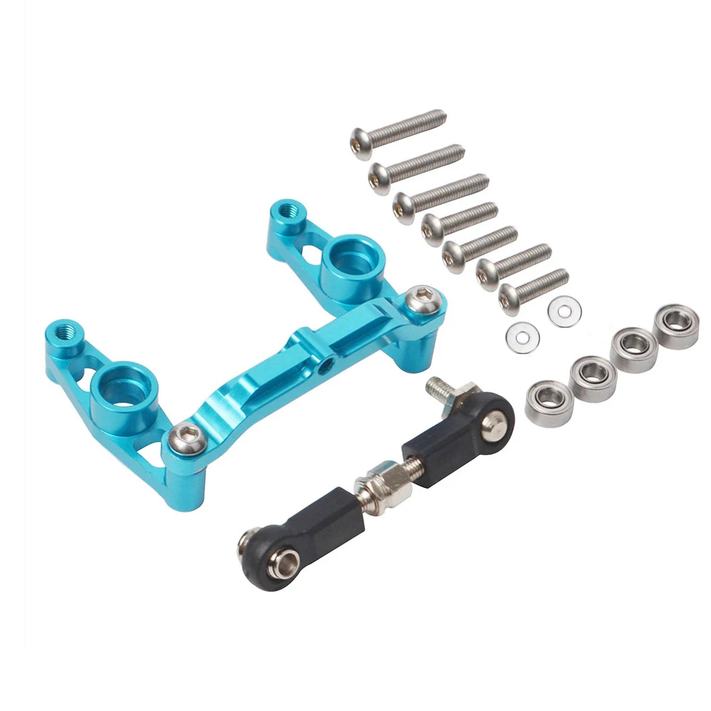 RC Racing TT02 Aluminum Ball Bearing Crank Steering Set for Tamiya TT-02 TT-02D TT02S 1/10 RC Drift Car Chassis Upgrades Parts