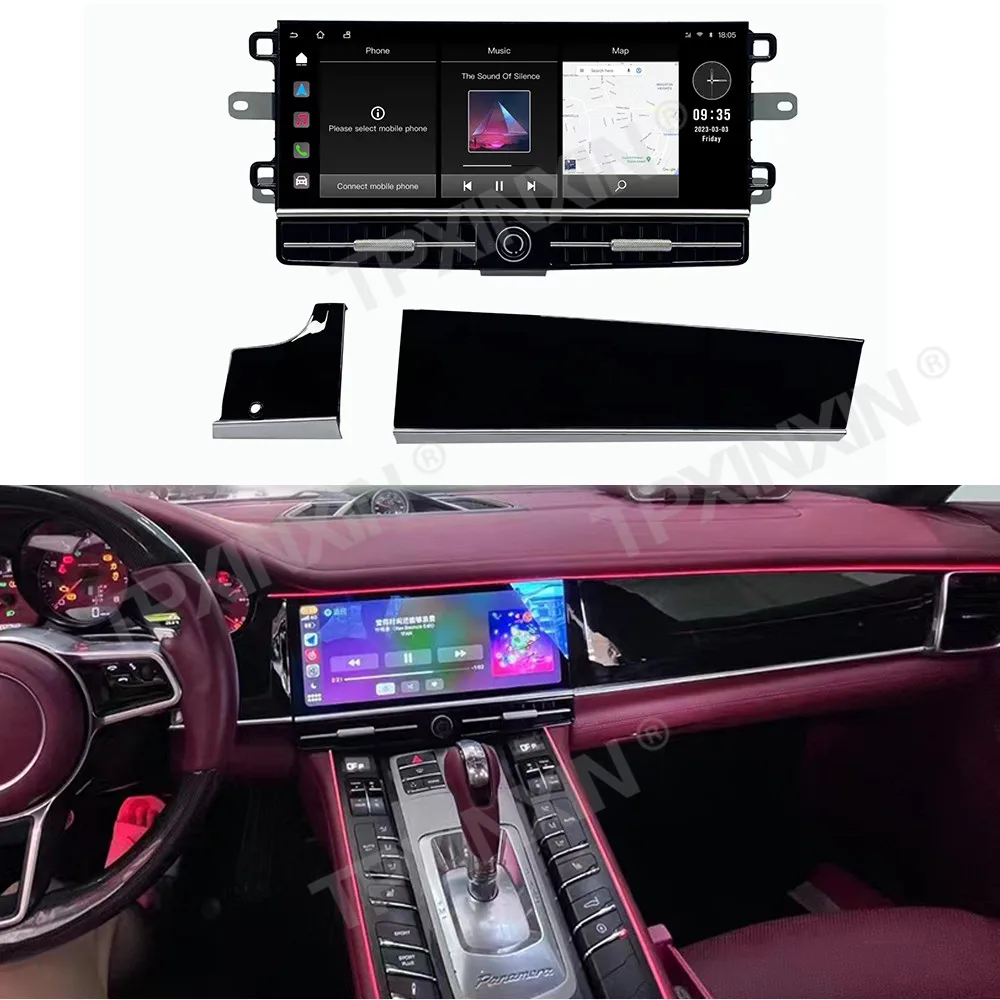 

12.3" Car Radio For Porsche Panamera 2014-2017 DVD Multimedia Video Player Stereo Auto GPS Navigation Carplay Head Unit DSP 5G