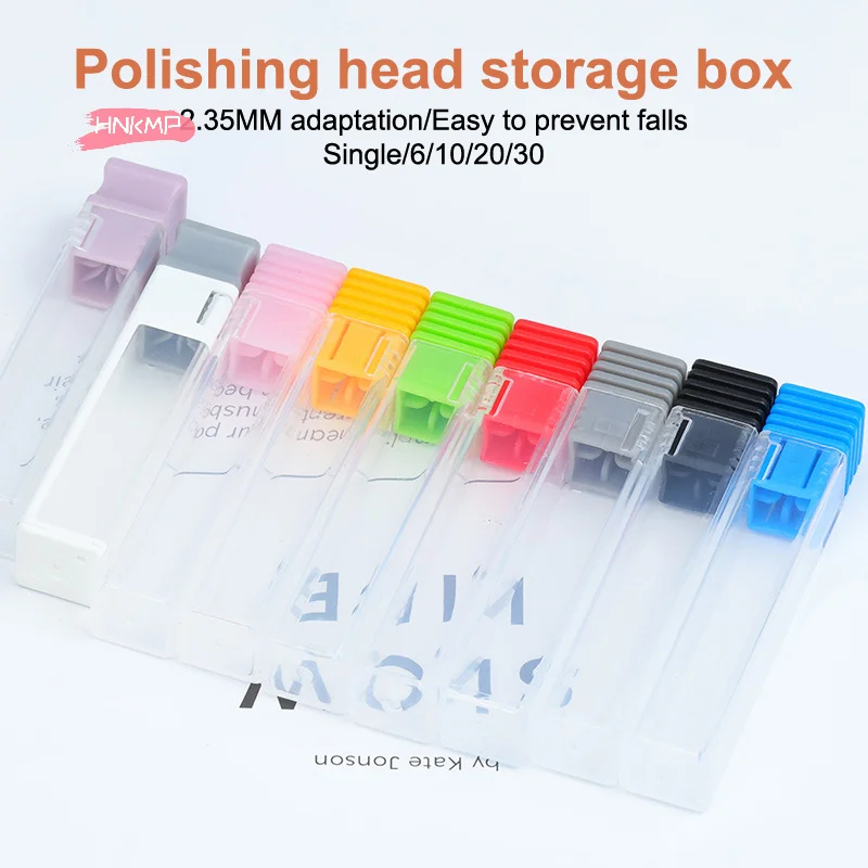 1/5 قطعة صندوق تخزين حامل مثقاب فني للأظافر - لقمة مثقاب ومنظم ملحقات قاطعة المطحنة لأدوات تزيين الأظافر #2