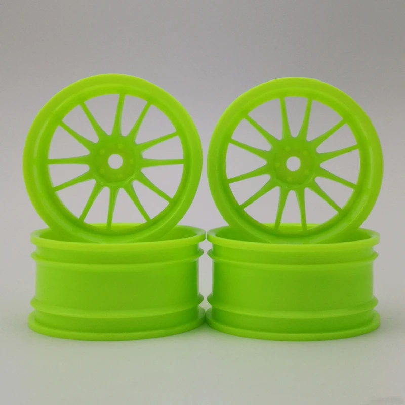 4pcs 3mm Offset RC Car 1/10 Scale Plastic Wheels Rims Drift On road Touring Model Hobby