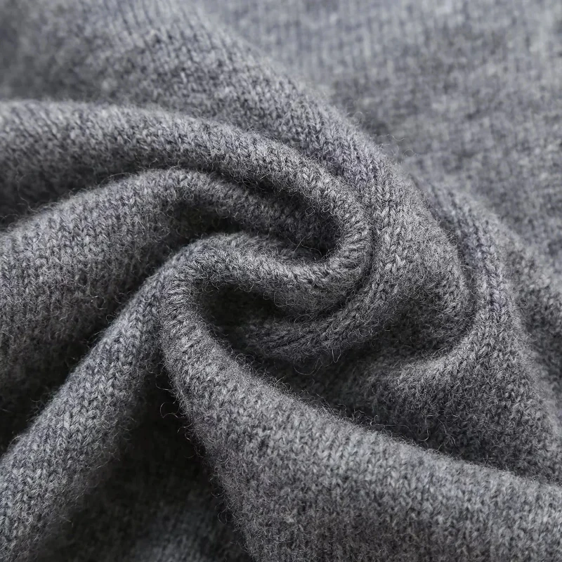 المرأة سترة مشغولة من الصوف سترة سترة 2025 الصدر طويلة الأكمام سترة مستديرة واحدة الرقبة سترة مشغولة من الصوف للزر #4