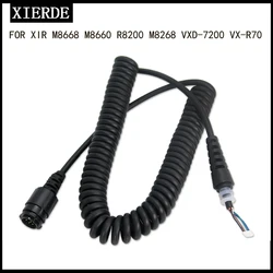 For M8268 M8220 M8668i XPR4300 XPR4550 DM3601 Motorola Radio Microphone Cord Replacement Cable Wire RMN5052A Microphone Cable