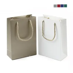 Multi Color Paper Gift Bag With Handles Festival Gift Bag Shopping Bags Kraft Paper Packing Bag Clothes Storage Bag