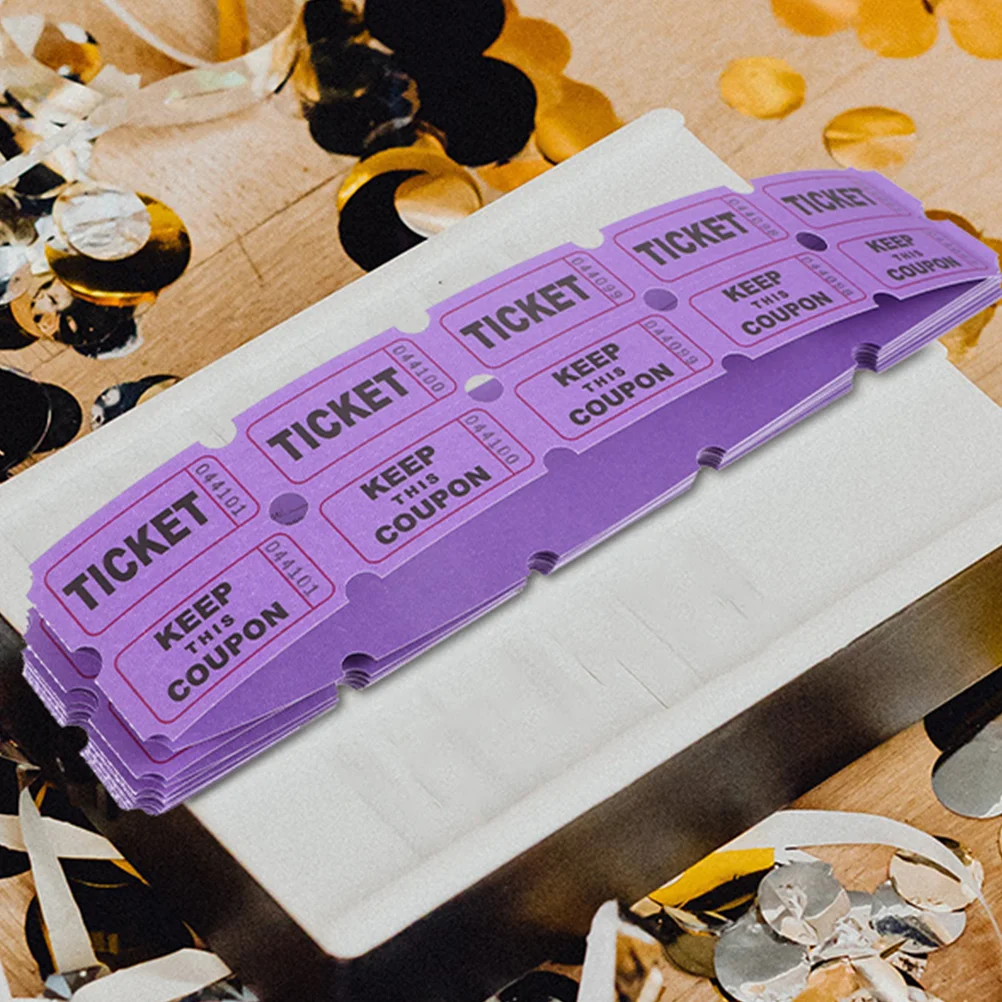 400Pcs Raffle Tickets Universal Ticket Labels Universal Ticket Events Tickets Universal Tickets game raffle tickets