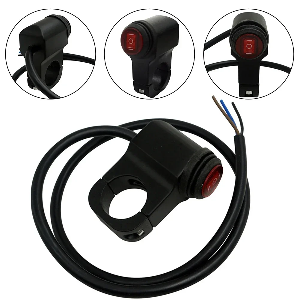 

Motorcycle Handlebar Light Switch Headlight 12V Waterproof On/Off Switch Black Motorcycle Headlamp Switch Motorcycle Accessories