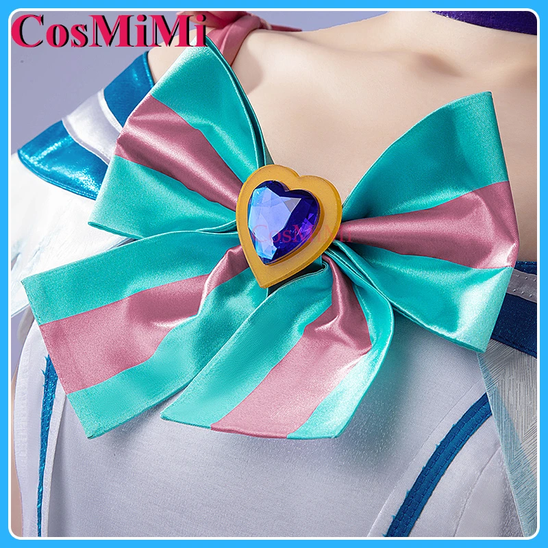 【Customized】CosMiMi Game Wonderful Precure! Cure Nyammy/Nekoyashiki Yuki Cosplay Costume Elegant Dress Party Role Play Clothing