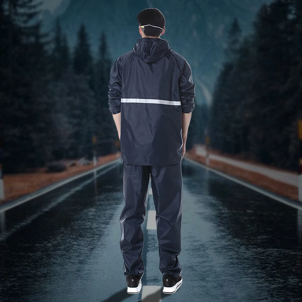 Raincoat and Rainpants Suit Waterproof Full Body Rainstorm Prevention Rainstorm Prevention Jacket Pants for Motorcyclist Rider