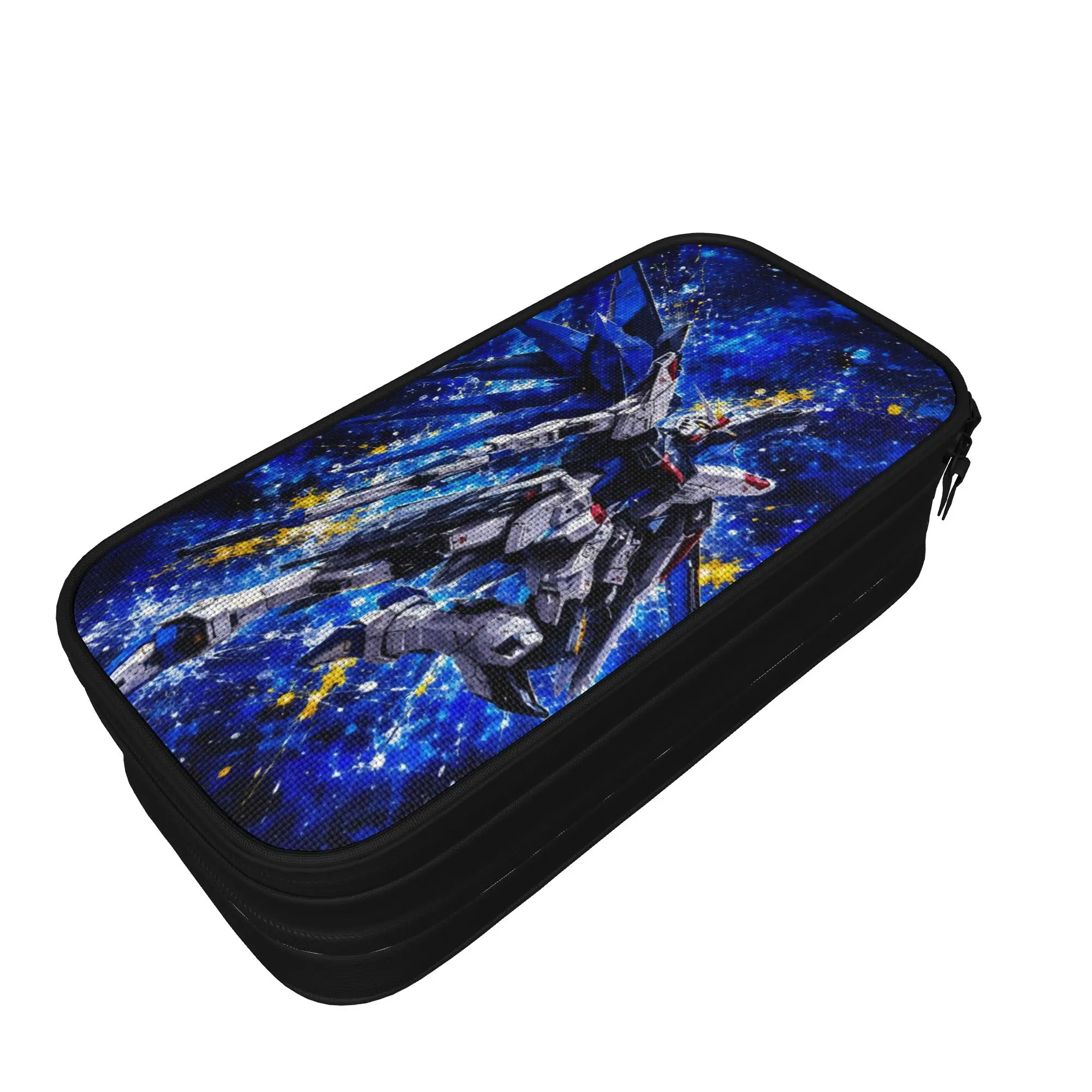 mobile suit gundams Pencil Cases Lovely   Pen Bags Girls Boys Large Storage Students School Gift Pencilcases