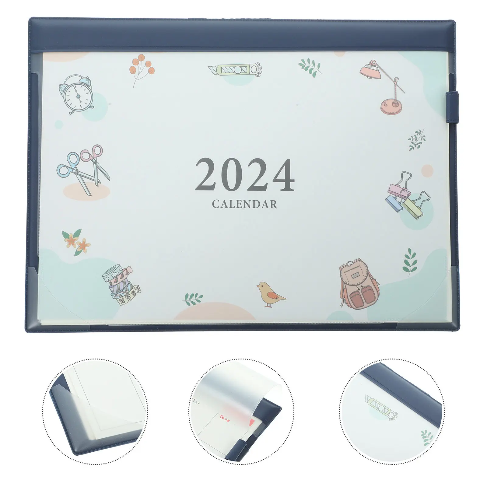 

Desk Date Display Daily Planner Calendar Business Accessory Office Desktop Wall for