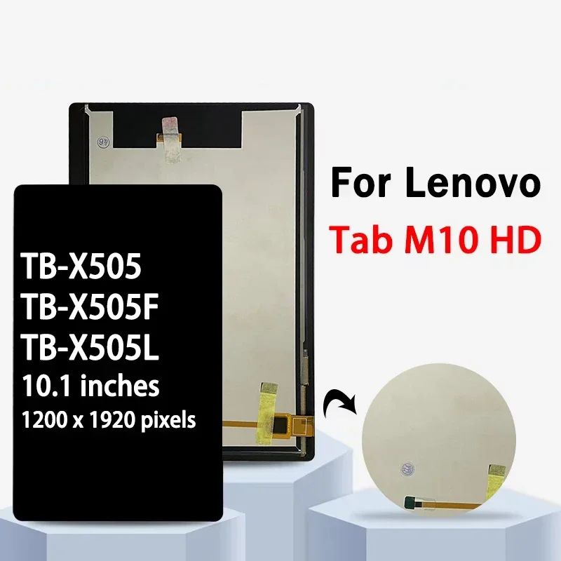 

10.1"inch X505 Display For Lenovo Tab M10 HD TB-X505 TB-X505F TB-X505L LCD Display Touch Screen Digitizer Assembly Replacement