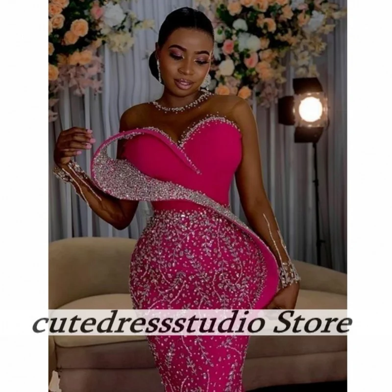 

Пурпурные изысканные вечерние платья для африканских девушек, длинное платье русалки для свадебной вечеринки, платья для выпускного вечера по индивидуальному заказу, Vestido De Gala