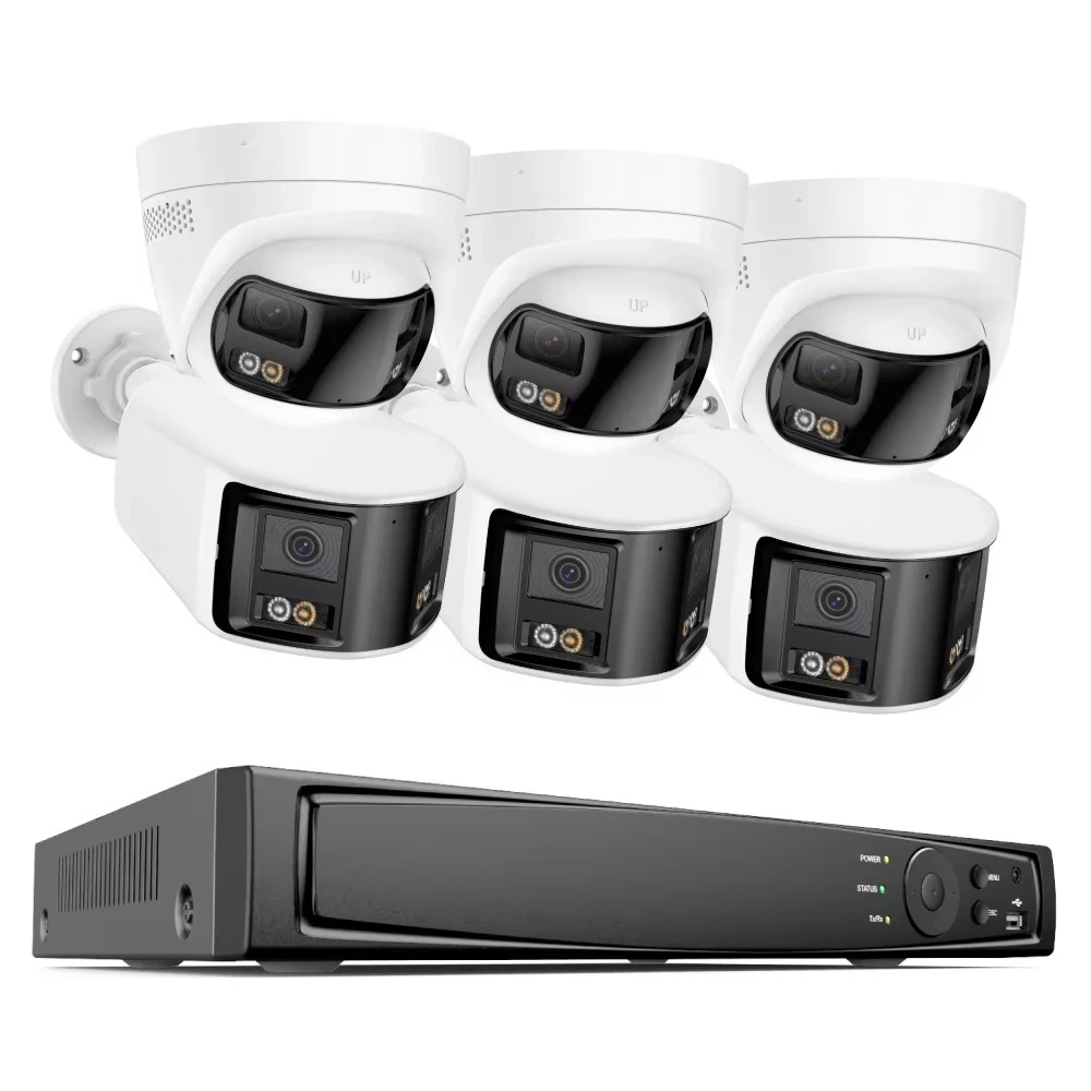 

ANNKE 8CH 12MP H.265 + PoE NVR 6pcs 4K PoE IP Dual Lens Intelligent Dual Light Panoramic CCTV Security Monitoring System