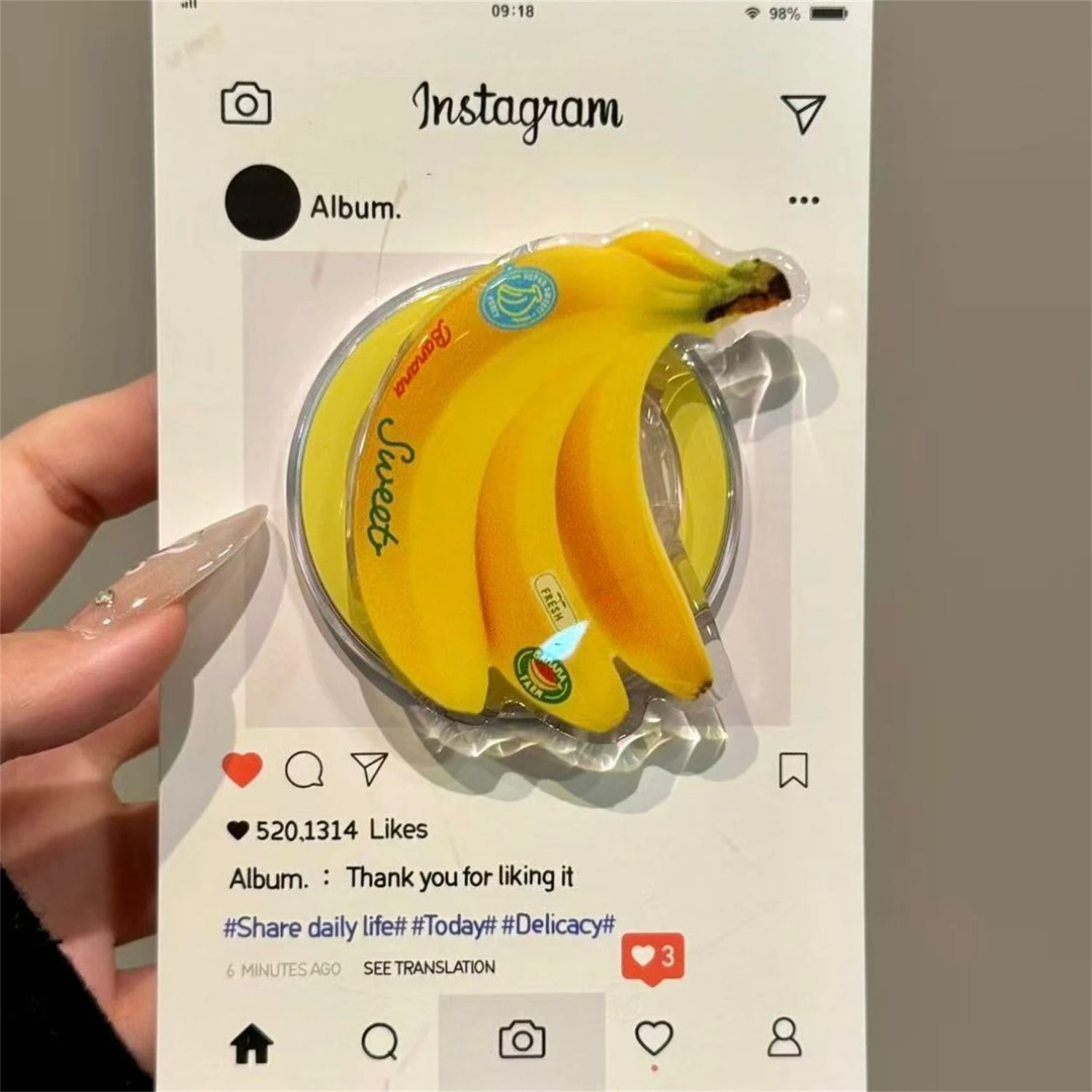 

Cute cat paw magnetic stand for Magsafe Grip Tok Griptok Bracket Phone Holder Support For IPhone Samsung Pad Smart Tok