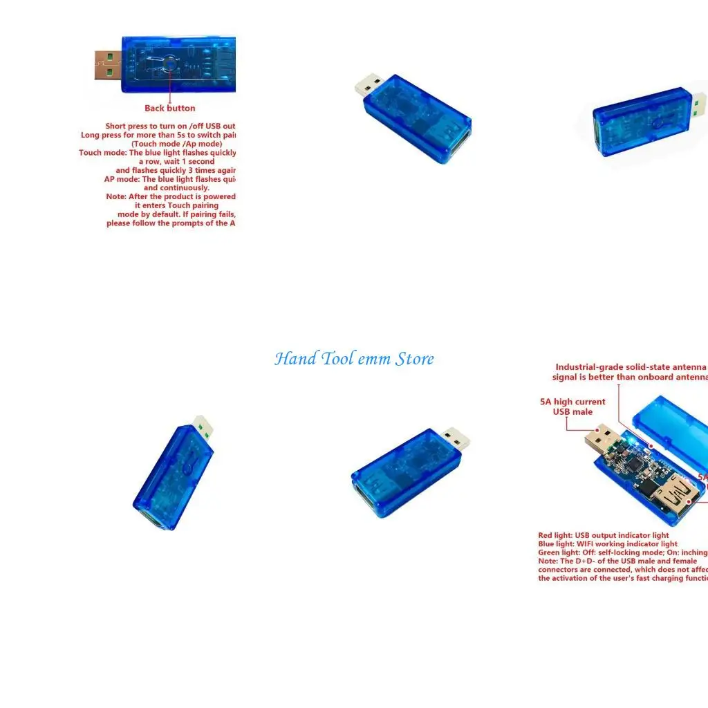 

H37F PWN 36603 Wi-Fi USB-пульт дистанционного управления для мобильного телефона для домашних проектов DIY